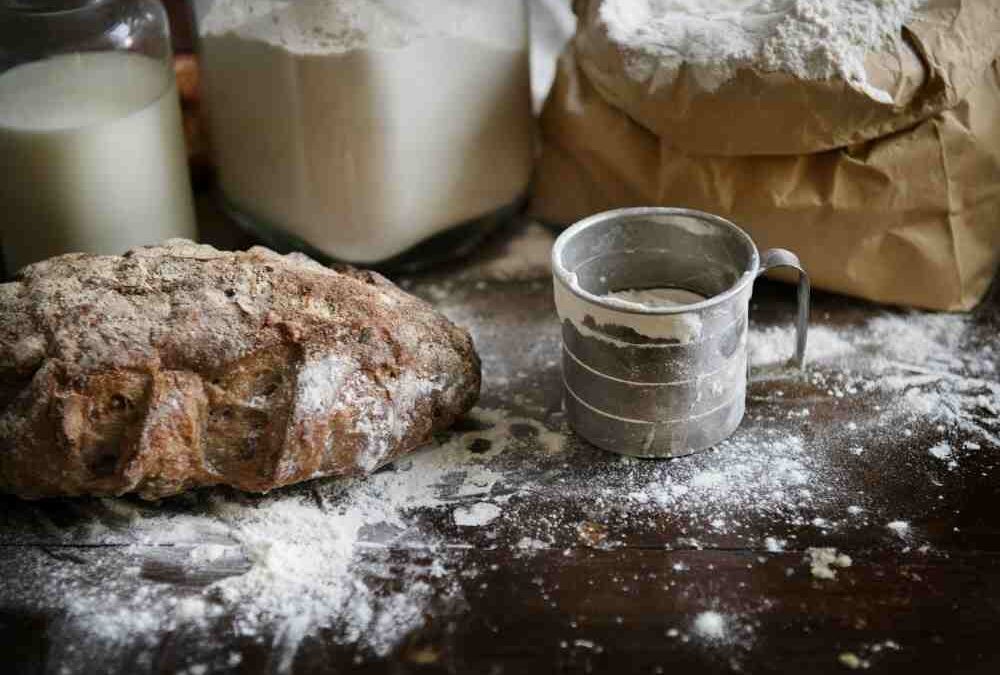Pain sans gluten fait avec farine sans gluten