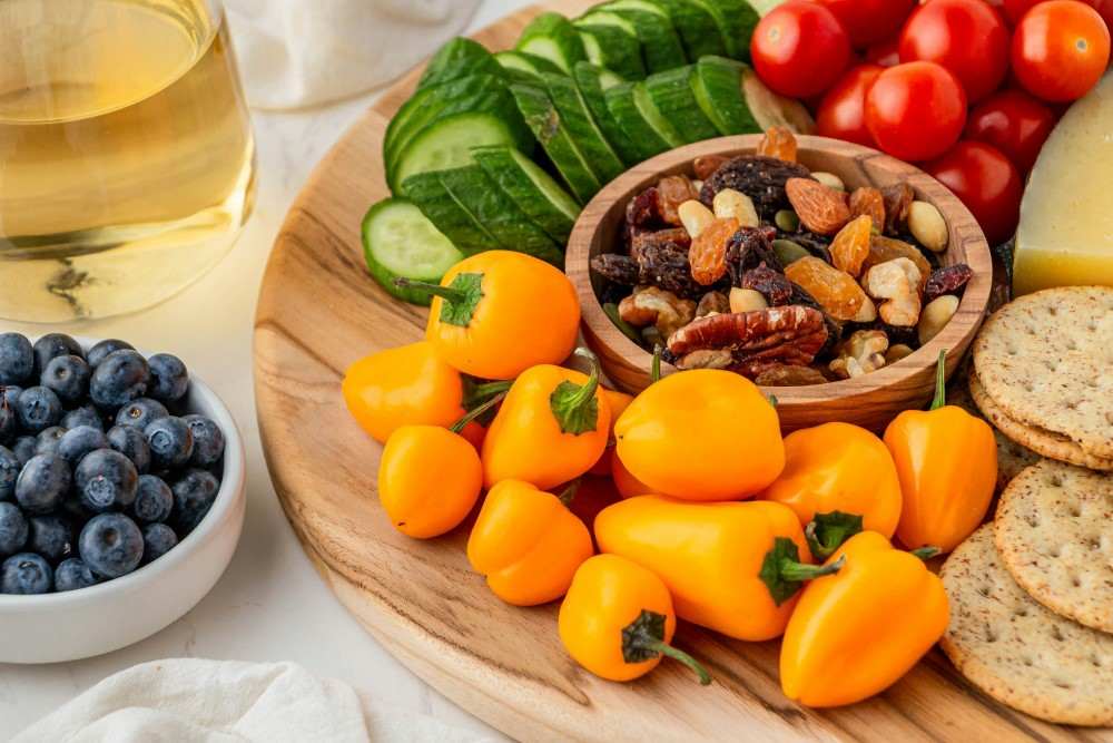 Repas équilibré dans un centre d'amaigrissement pour adultes