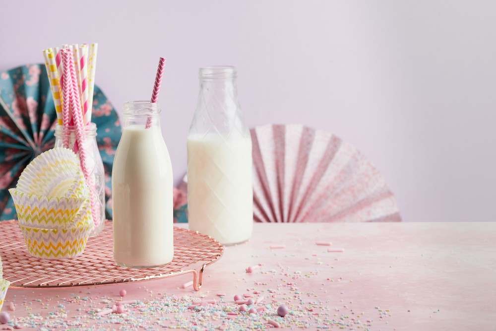 Lait frais sans gluten