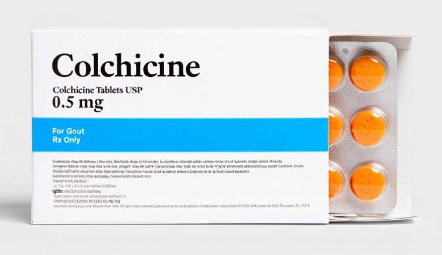 Colchicine médicament pour soigner la crise de goutte