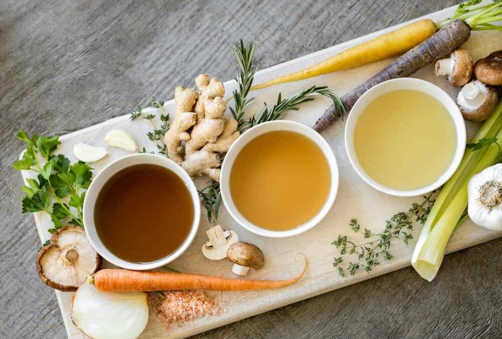 Présentation bouillon de légumes bon pour le diabète