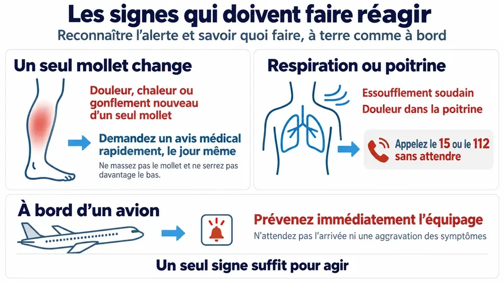 Les signes qui doivent faire réagir : reconnaître l’alerte et savoir quoi faire, à terre comme à bord